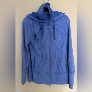 Women's Lululemon Blue Hooded Jacket size 10